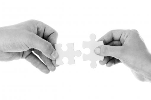 Free Stock Photo of Solving the Puzzle