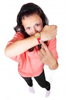 Free Stock Photo of Girl with Watch