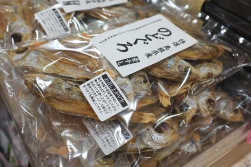 Free Stock Photo of Dried nodoguro fish in a Japanese Shimane prefecture souvenir shop
