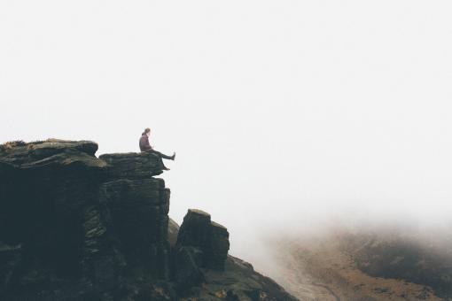 Free Stock Photo of Man on the Top