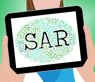 Free Stock Photo of Sar Currency Represents Saudi Arabian Riyals And Coinage