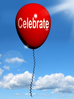 Free Stock Photo of Celebrate Balloon Means Events Parties and Celebrations
