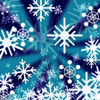 Free Stock Photo of Blue Snowflakes Background Means Freezing Seasons And Christmas