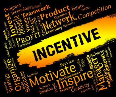 Free Stock Photo of Incentive Words Means Bonus Rewards And Bonus