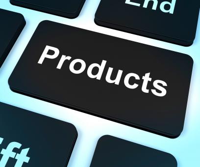 Free Stock Photo of Products Computer Key Showing Internet Shopping Goods