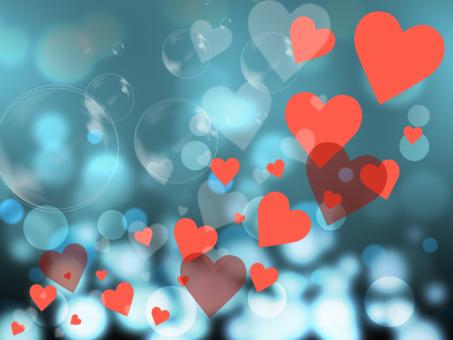 Free Stock Photo of Hearts Background Represents Valentines Day And Backdrop