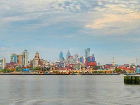 Free Stock Photo of City View of Philadelphia Pennsylvania