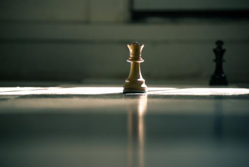 Free Stock Photo of Chess Piece in Sunlight