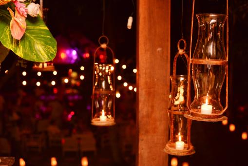 Free Stock Photo of Lanterns at Night