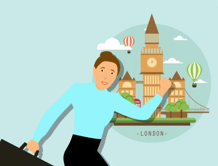 Free Stock Photo of Traveling to London