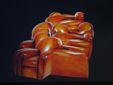 Free Stock Photo of Leather chair with visual effects