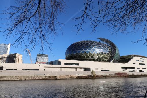 Free Stock Photo of Ultra-modern architecture in an island (auditorium)