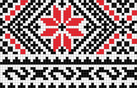 Free Stock Photo of Romanian Embroidery Design