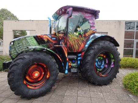 Free Stock Photo of Bio farm tractor