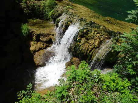 Free Stock Photo of Cascade in a small river
