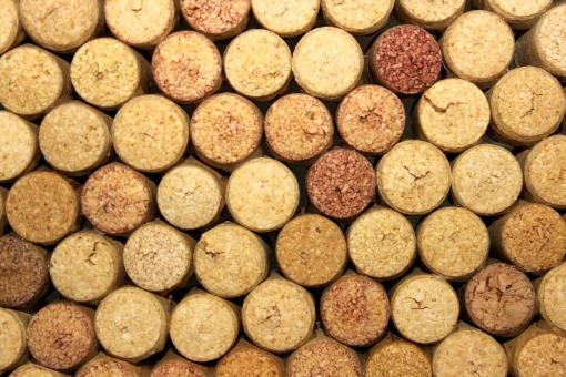 Free Stock Photo of Cork Stoppers - Top View