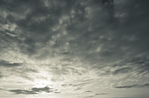 Free Stock Photo of Clouded Sky