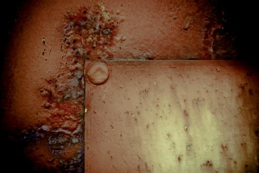 Free Stock Photo of Rusted Metal Plate