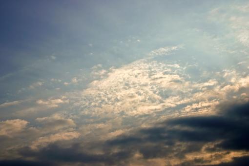 Free Stock Photo of Lightly Clouded Sky