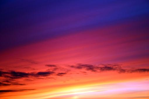 Free Stock Photo of Purple and Pink Sunset Sky