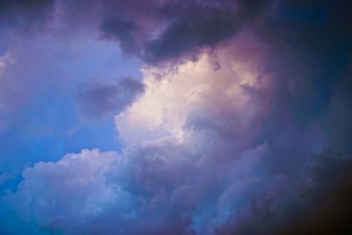 Free Stock Photo of Blue Storm Clouds