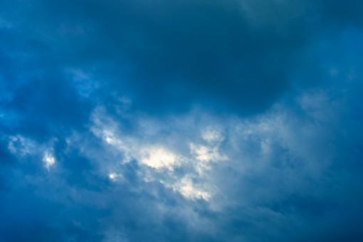 Free Stock Photo of Dark Blue Clouds