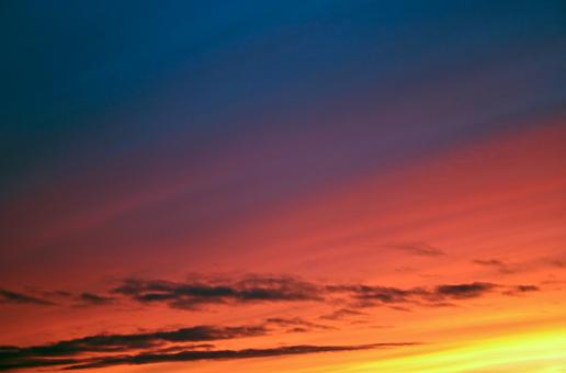 Free Stock Photo of Colorful Sunset Sky