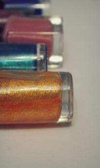 Free Stock Photo of Set: nail polish bottles
