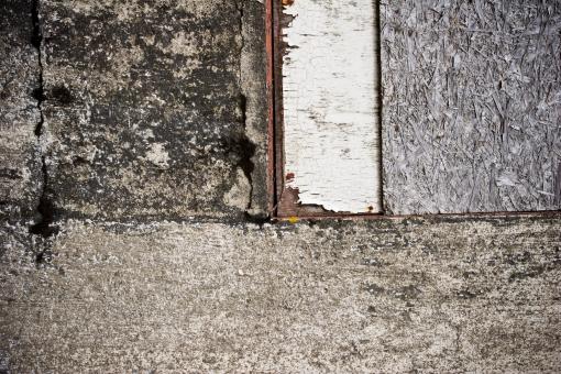 Free Stock Photo of Old Wood and Rock Wall