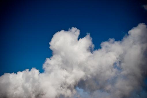 Free Stock Photo of Geothermal White Smoke Clouds