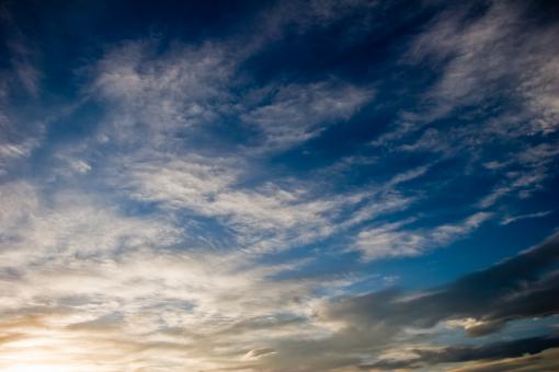 Free Stock Photo of Blue Night Sky