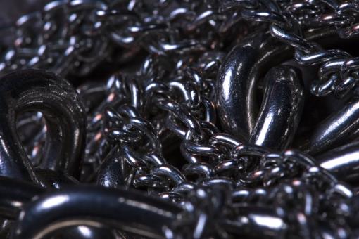 Free Stock Photo of Stainless Steel Chains