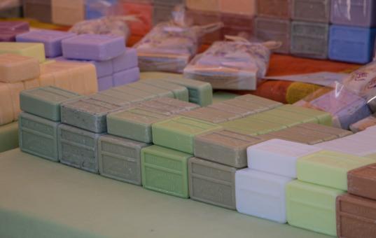 Free Stock Photo of Market - Green Soap