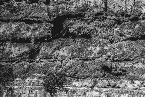 Free Stock Photo of Grunge Wall Texture - Monochrome