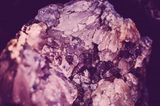 Free Stock Photo of Abstract Violet Rock Crystal Background