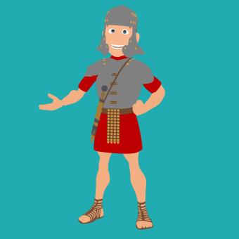 Free Stock Photo of Roman Soldier Character