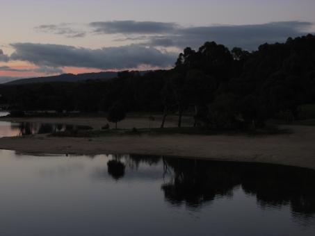 Free Stock Photo of After Sunset at Lysterfield Lake 