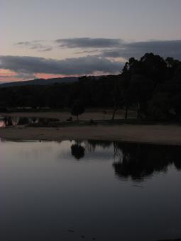 Free Stock Photo of Lysterfield Lake After Sunset