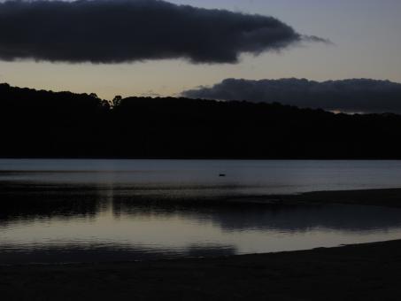Free Stock Photo of Sunset Twilight at Lysterfield Lake