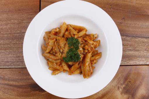 Free Stock Photo of Hot Pasta Menu
