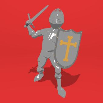 Free Stock Photo of Knight Attacking
