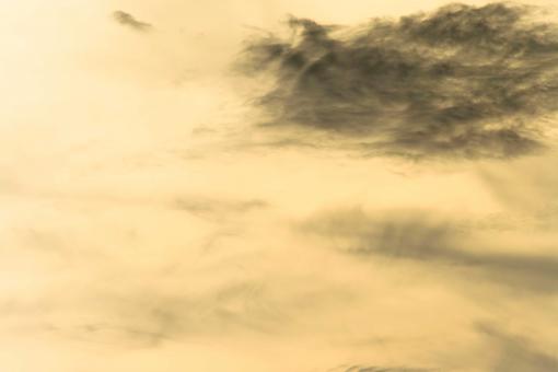 Free Stock Photo of Orange sky - black clouds