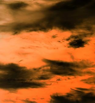 Free Stock Photo of Orange sky background