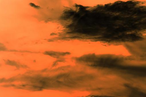 Free Stock Photo of Orange skies