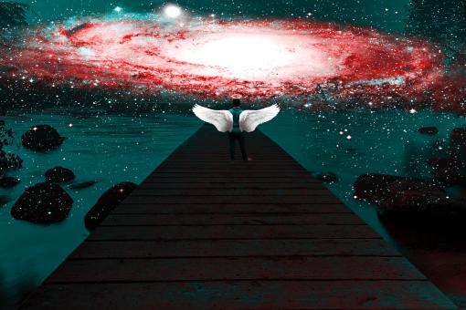 Free Stock Photo of Space Angel