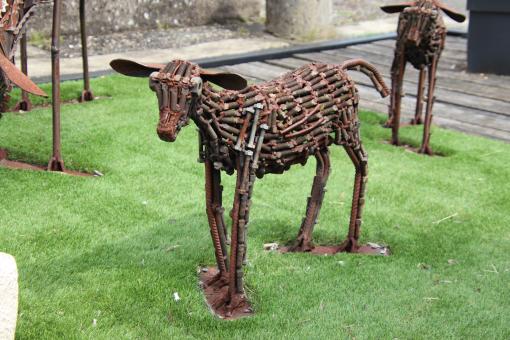 Free Stock Photo of Metal sheep, a bit rusted!