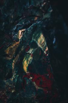 Free Stock Photo of Colorful Blue Rock Texture
