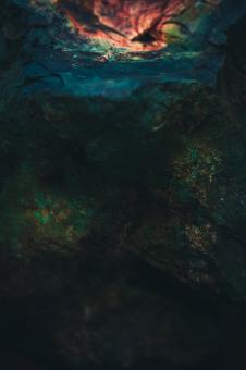 Free Stock Photo of Colorful Green Rock Texture