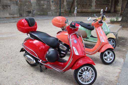 Free Stock Photo of Vintage scooters