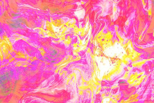 Free Stock Photo of Pink and Yellow Abstract Paint Background